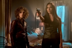 GOTHAM: L-R: Camren Bicondova and Jessica Lucas in "The Fear Reaper" episode of GOTHAM airing Thursday, Sept. 28 (8:00-9:01 PM ET/PT) on FOX. ©2017 Fox Broadcasting Co. Cr: Jeff Neumann/FOX.