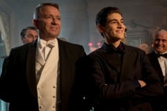 GOTHAM: L-R: Sean Pertwee and David Mazouz in “A Dark Knight: They Who Hide Behind Masks” episode of GOTHAM airing Thursday, Oct. 5 (8:00-9:01 PM ET/PT) on FOX. ©2017 Fox Broadcasting Co. Cr: Jeff Neumann/FOX.