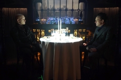 GOTHAM: L-R: Guest star Anthon Carrigan and Robin Lord Taylor in the “A Dark Knight: Hog Day Afternoon” episode of GOTHAM airing Thursday, Oct. 26 (8:00-9:01 PM ET/PT) on FOX. ©2017 Fox Broadcasting Co. Cr: FOX.