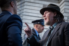 GOTHAM: L-R: Ben McKenzie and Donal Logue in the “A Dark Knight: A Day in the Narrows” episode of GOTHAM airing Thursday, Nov. 2 (8:00-9:01 PM ET/PT) on FOX. ©2017 Fox Broadcasting Co. Cr: Jeff Neumann/FOX